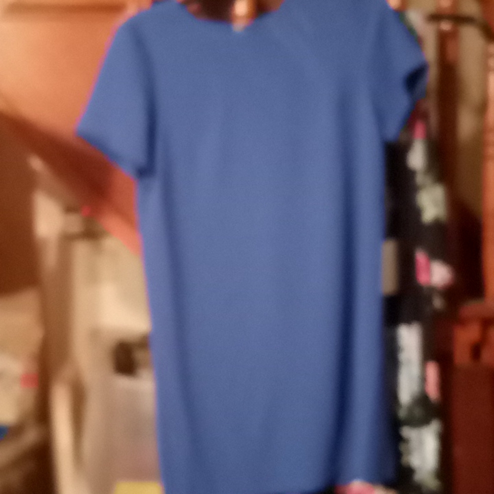 Blue dress